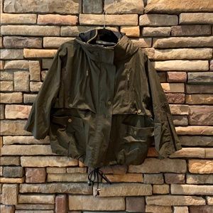 Lightweight Olive Green Bomber Jacket